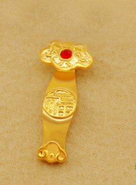 如意真金饰品防过敏久不掉色吊坠