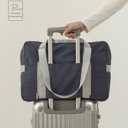 Portable waterproof foldable travel bag large capacity shoulder shoulder