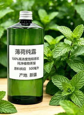 新疆初级农产品薄荷纯露500ml