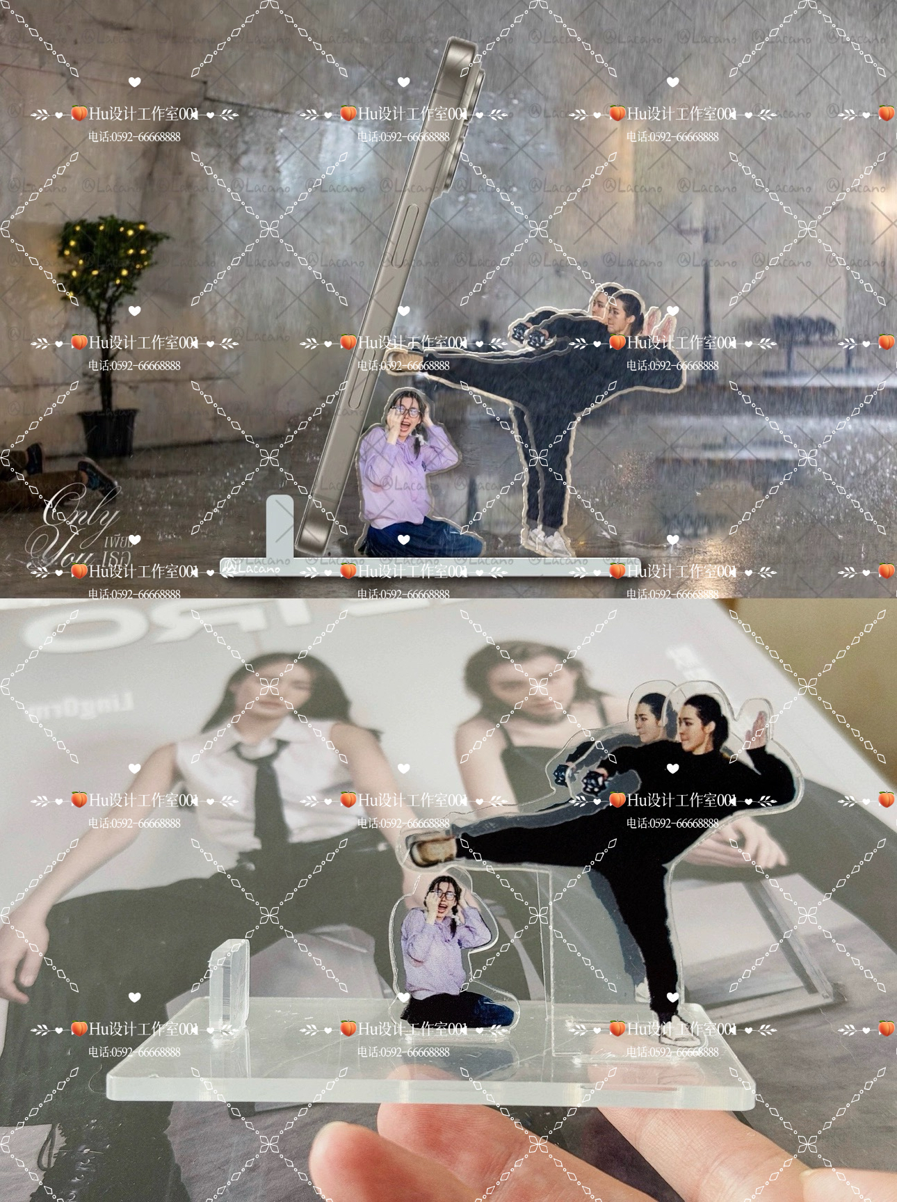 定制宋亚轩泡面盖，手机支架礼品桌面可爱摆件广告宣传立牌周边订 - 图0