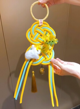 可爱又精致的编绳挂件！~