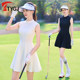 Golf women's slim dress Korean style sleeveless waist-hugging sportswear anti-exposure swing short skirt