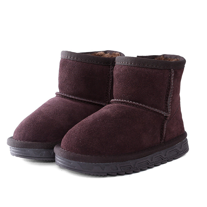 真皮儿童雪地靴冬季男童加绒加厚保暖鞋防滑防水女童靴子宝宝棉鞋,淘宝优惠券,粉丝福利购,淘宝优惠卷