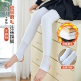 Детские черные леггинсы, бархатные штаны, демисезонные колготки, телесного цвета