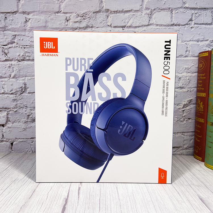 JBL T500头戴式有线耳机重低音手机通用电脑音乐游戏线控耳麦TUNE - 图2