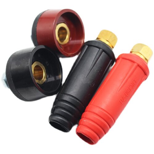 电焊机快速接头纯铜焊把线快速插头200 315 400 焊机插头插座配件 - 图3