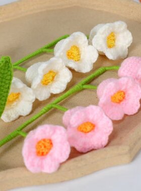 依棉中粗晴纶钩针编织四股牛奶棉