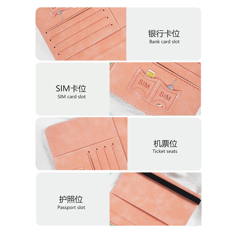 防盗刷护照包保护套卡套证件银行收纳卡包RFID出国旅行身份证夹套 - 图2