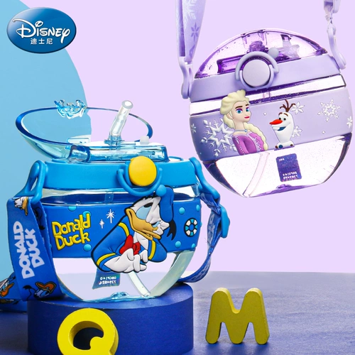 Дисней, детский милый чайник для детского сада, летний стакан, пончик со стаканом, защита при падении