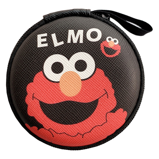 Cartoon data cable charger coin wallet storage bag