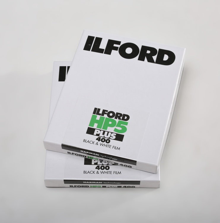 依尔福页片HP54×5 ILFORD大画幅黑白胶片25张装2025年黑白第一室 - 图1