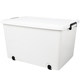 Storage box plastic thickened storage box with wheels