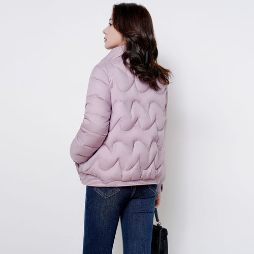 迪奥新款羽绒服女气质减龄轻保暖白鸭绒羽绒服时尚百搭显瘦短棉服 - 图3