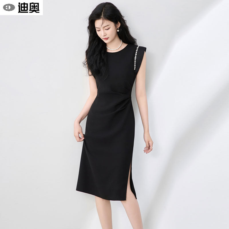 迪奥短袖连衣裙女2026夏季新款高级感轻熟优雅气质名媛超好看裙子