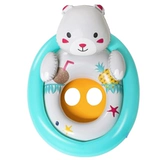 Детская надувная водная лодка, мультяшный плавательный круг, навес, новая коллекция, защита от солнца