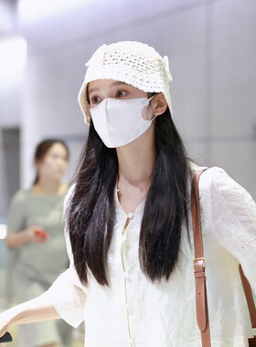 张婧仪同款帽子可爱蝴蝶结盆帽