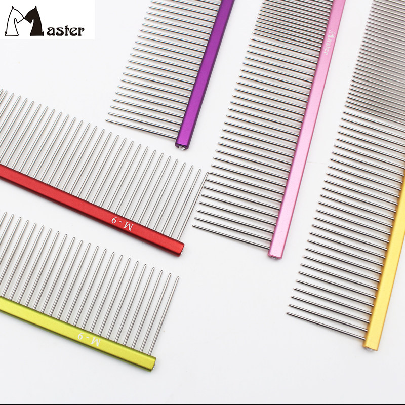 台湾master排梳宠物美容比熊梳子M9金毛泰迪狗猫咪梳毛美毛挑毛梳,淘宝优惠券,粉丝福利购,淘宝优惠卷