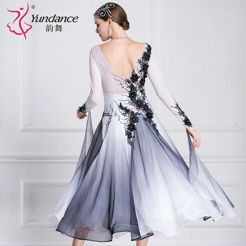 Rhyme Dance Modern Dance Skirt New National Standard Saturn Table Saturances, Love Dance Dance Big юбка платье Waltz