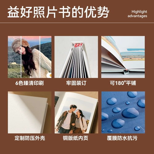 [Комната прямой трансляции для всех девочек] Фотокнига Yihao Изготовление индивидуального детского фотоальбома для пар