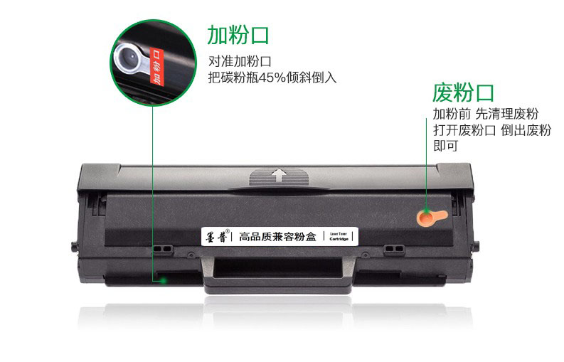 适用hp110A惠普136A硒鼓W1110A 136W墨盒136NW 108A 108W 138墨粉 - 图1