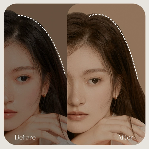 lena Беспроводная портативная пушистая пушистая зажимная панель волосы корень высокого краниального топа шпильки