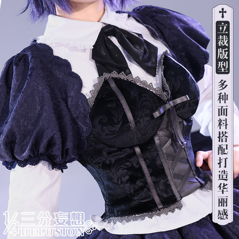 三分妄想中二病也要谈恋爱cos小鸟游 六花cosplay女洋装c服服装 - 图0