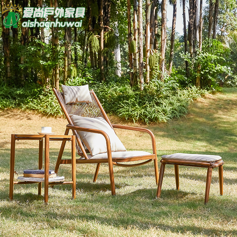 庭院户外简约逍遥椅室外夏季舒适休闲扶手椅北欧阳台成人久坐藤椅,淘宝优惠券,粉丝福利购,淘宝优惠卷