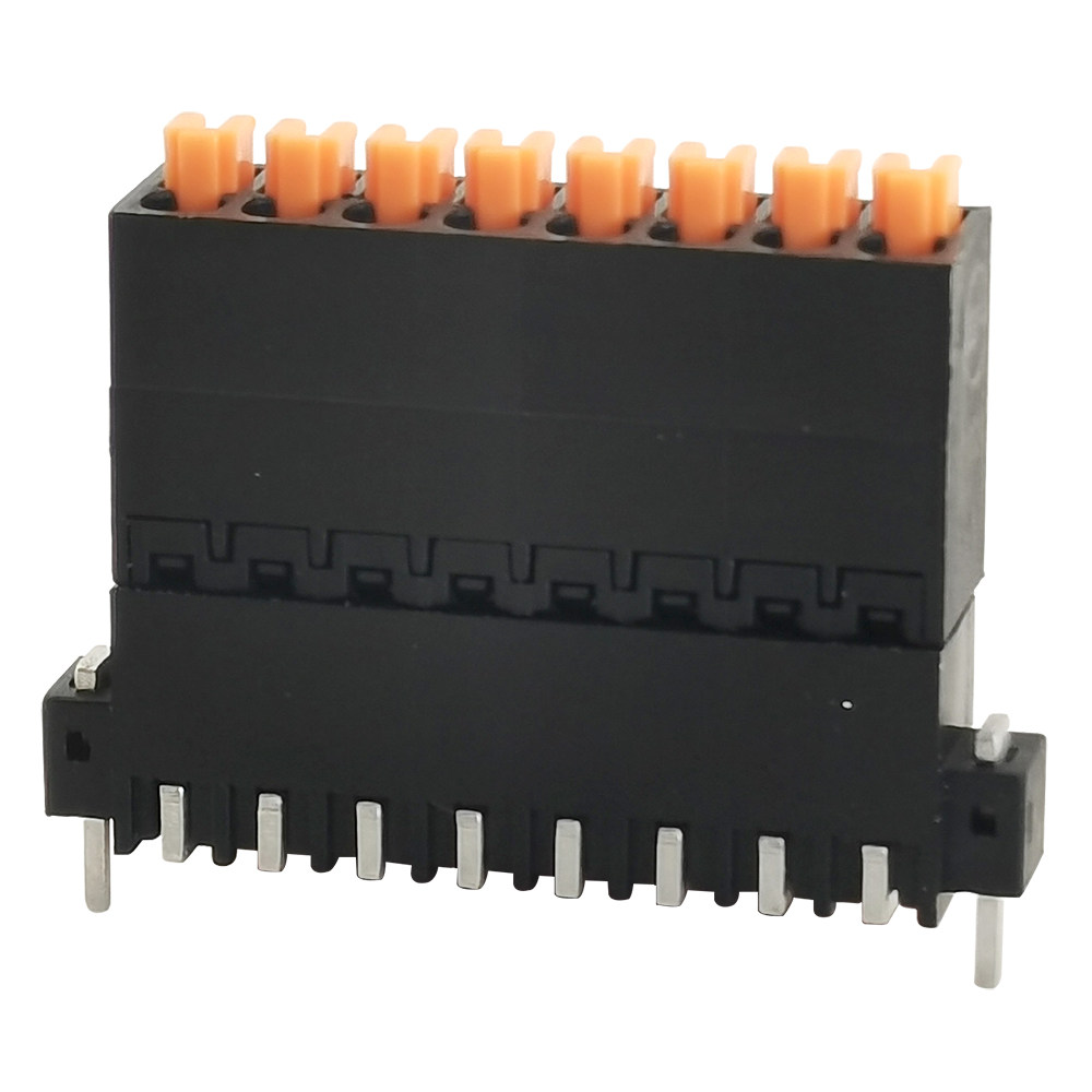 2.54mm贴片回流焊免螺丝插拔式PCB接线端子KF2024/A/R/V/FMC0.5ST_虎窝淘