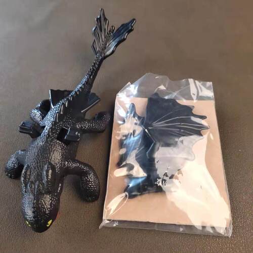 麦当劳驯龙高手动画片卡通形象无牙儿童玩具静态模型玩具 - 图0