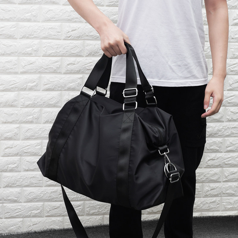 简约手提大容量防水可折叠男旅行包 芭索旅行袋