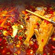 Authentic raw frog fish hotpot base