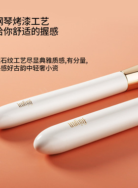 现货FeiYan细光锋羊毛化妆刷 单支提纯高档铜管白色质感 美妆工具