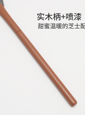 新品奶酪小号斜角扇形高光刷 提亮脸部清透柔软动物毛余粉化妆刷