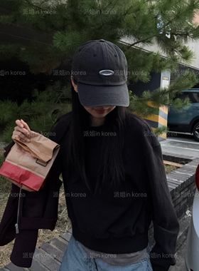 派姐inKorea欧克利Oakley潮流街头做旧水洗棒球帽鸭舌帽