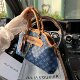 ກະເປົາຜູ້ຍິງ JULIA COURIER denim print tote bag women's 2026 new large capacity single shoulder crossbody bag