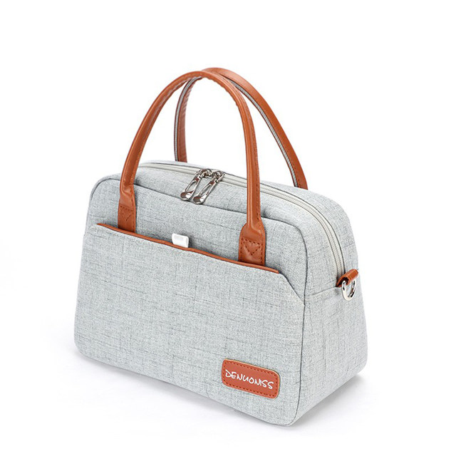 Fashionable Oxford cloth magnetic buckle solid color mother bag