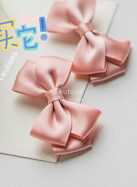 缎带大蝴蝶结手作发夹小众材料