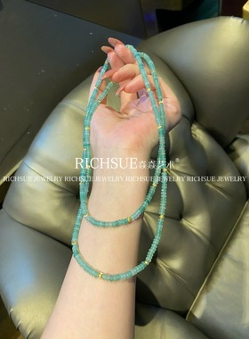 RICHSUE 东陵玉珠天然串毛衣链&项链 新中式