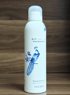 Rituals怡式发泡沐浴露200ML夜樱花梵心静赋能予善仪式阿姆斯特丹