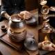 Dry boiling pots and kettles with lids can be used to cook tea kettles around the stove