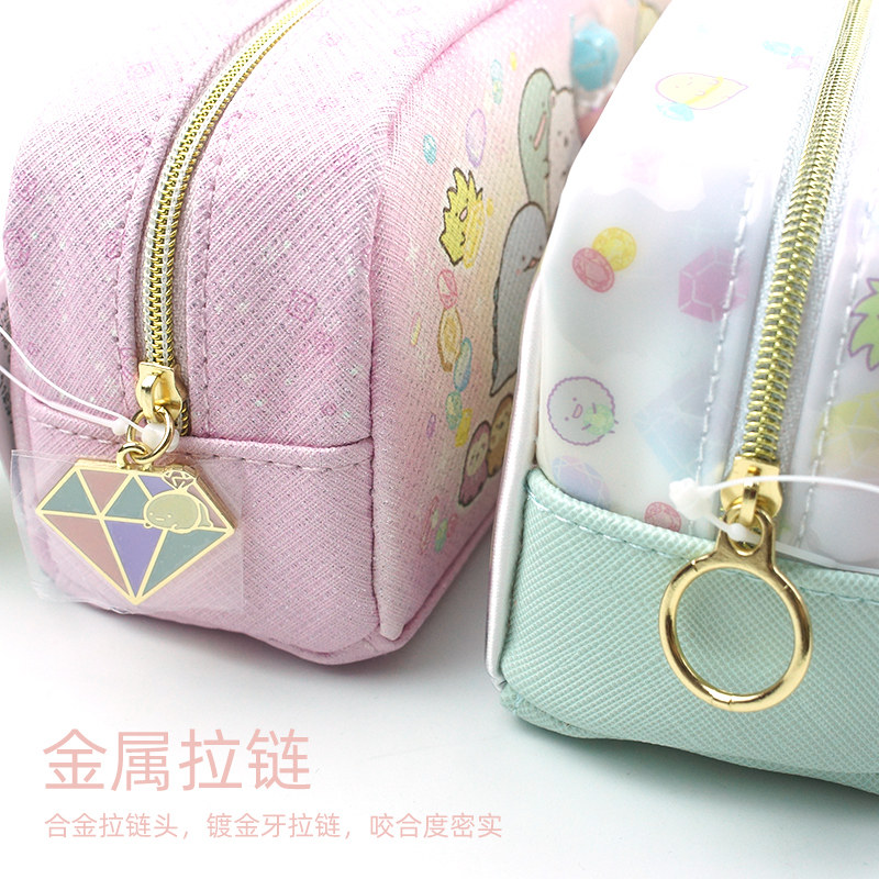 san-x角落生物日本限定笔袋大容量文具袋铅笔收纳化妆包防水卡通,淘宝优惠券,粉丝福利购,淘宝优惠卷