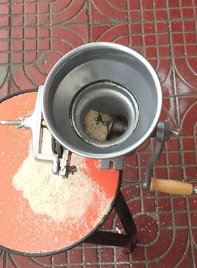 500型研磨机 手动 家用玉米粉碎机磨粉机五谷杂粮家用小型