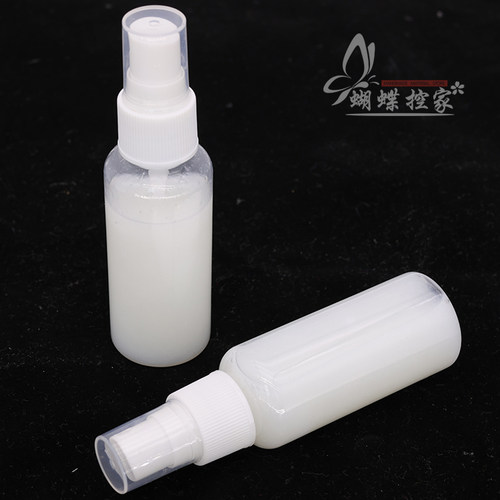 diy手工非遗绒花工具 缠花线快乐水蚕丝线柔顺剂刷绒梳绒喷雾瓶 - 图2
