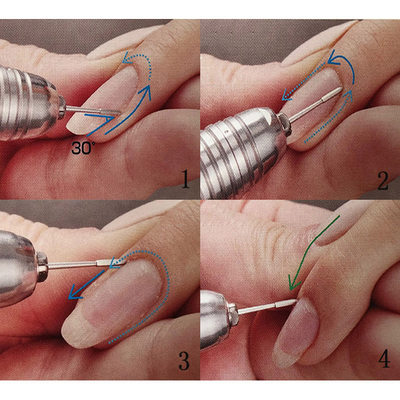 现货日本nail Labo 打磨头前处理甘皮推推死皮掏小口袋 虎窝淘