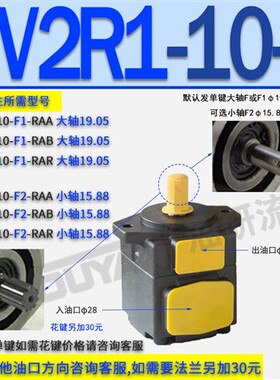 新款PV2R1高压PV2R2定量PV2R3叶片泵4液压帮浦PV2R12 13 21 31 现