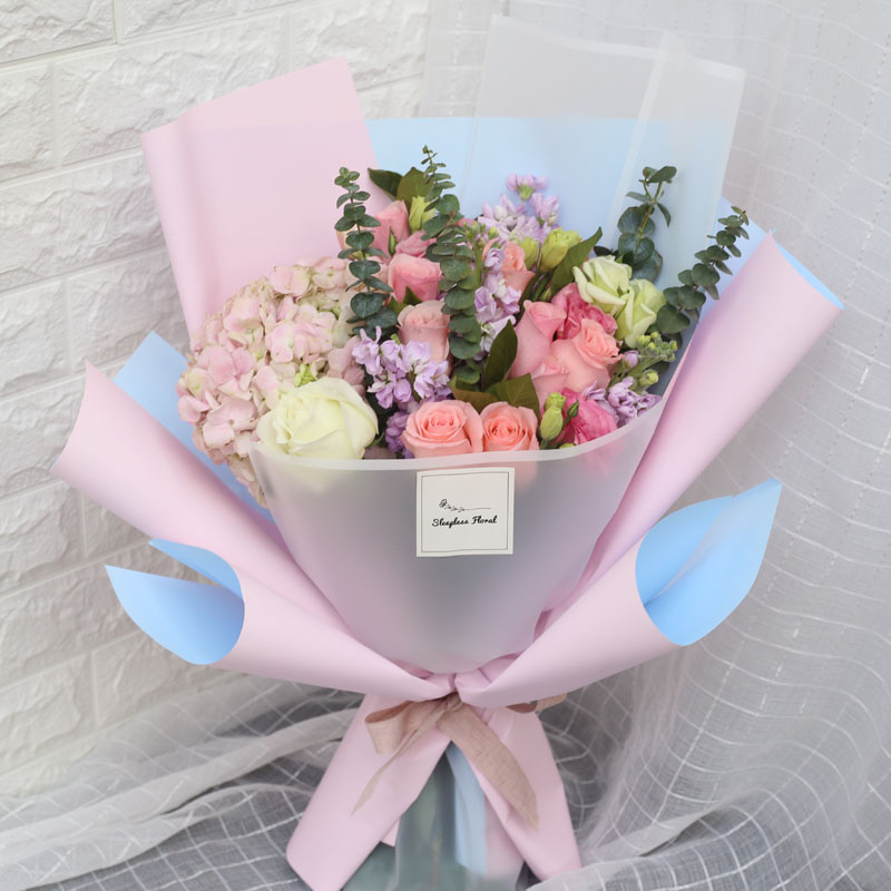 香港澳门台湾台北同城订花鲜花速递元宵节情人节生日礼物混搭花束