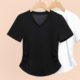 Summer clothes niche ແຂນສັ້ນ high-end soossn/Xiuxian