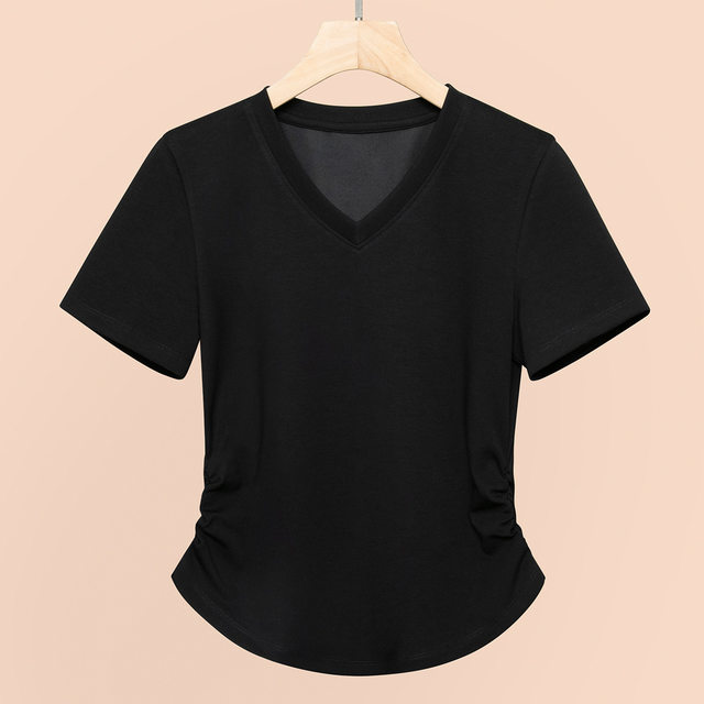 Summer clothes niche ແຂນສັ້ນ high-end soossn/Xiuxian