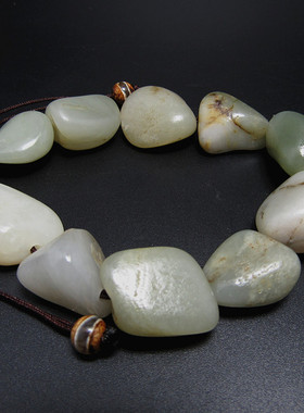 原石手串新疆和田玉籽料