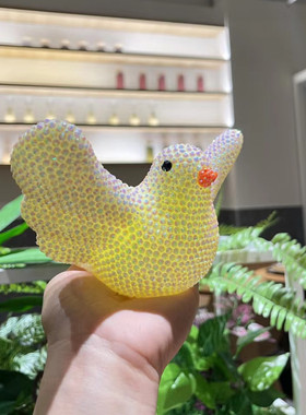 发光鸽子礼物创意灯具床头柜